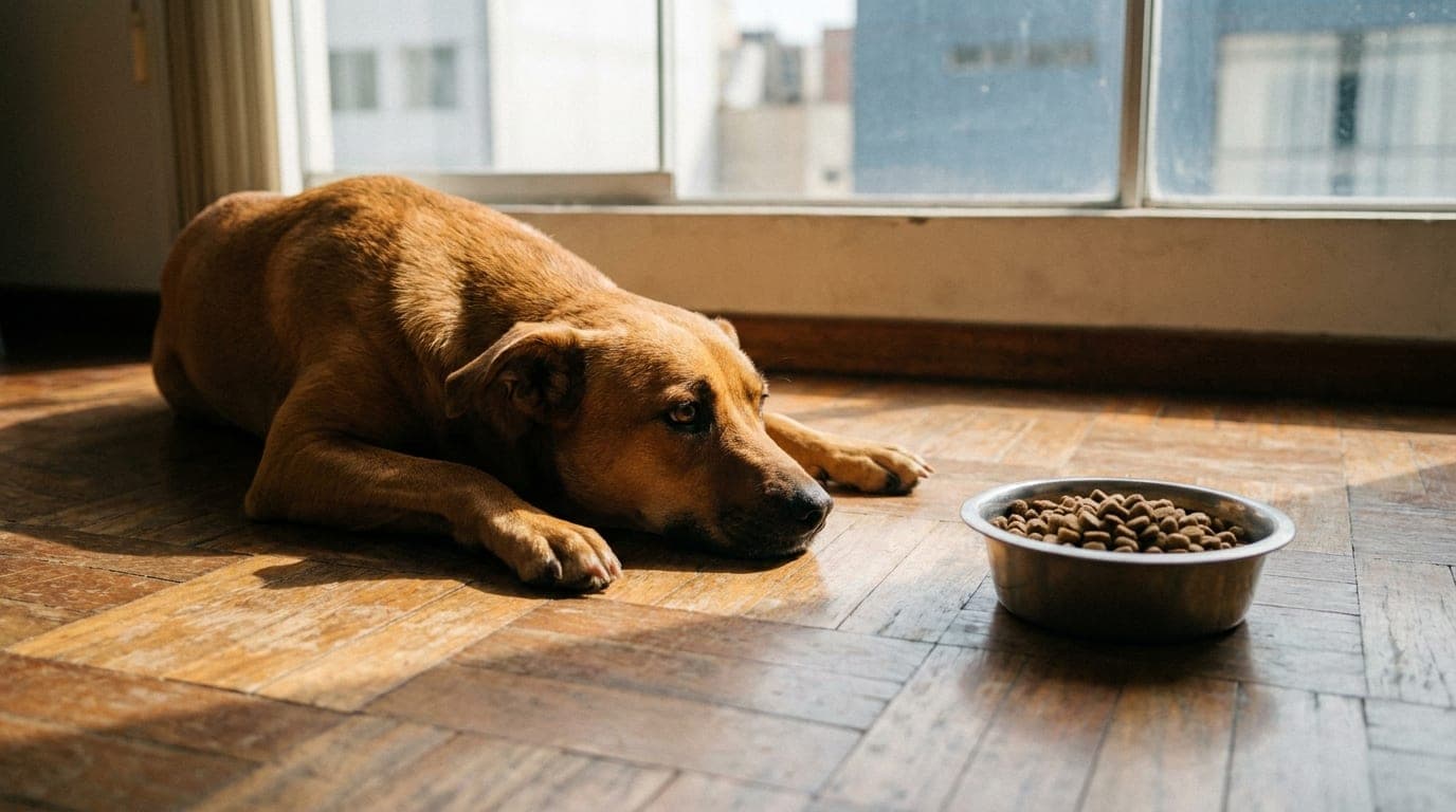 Mi perro no quiere comer: 7 causas y cuándo sí hay que preocuparse