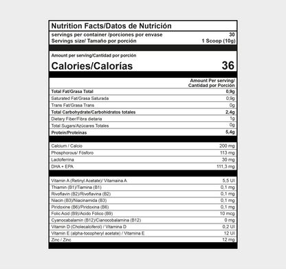 Tabla nutricional | Suplevet